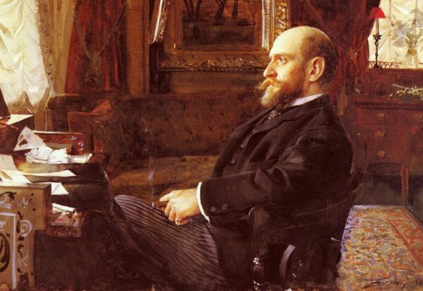 Ernest Cassel by Anders Zorn, hand-painted oil painting reproduction