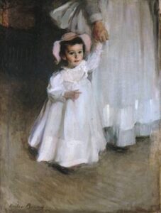 Ernesta (Child with Nurse) 1894 by Cecilia Beaux, hand-painted oil painting reproduction