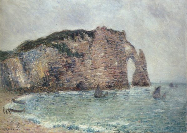 Etretat by Gustave Loiseau, hand-painted oil reproduction