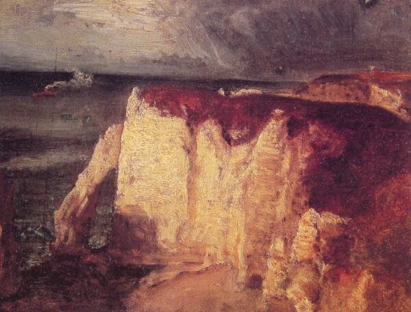 Etretat by George Inness, hand-painted oil painting reproduction