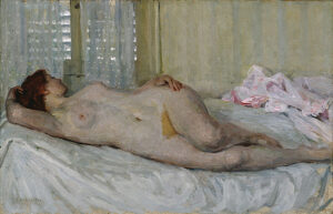 Etude de Nu by Emanuel Phillips Fox, hand-painted oil painting reproduction