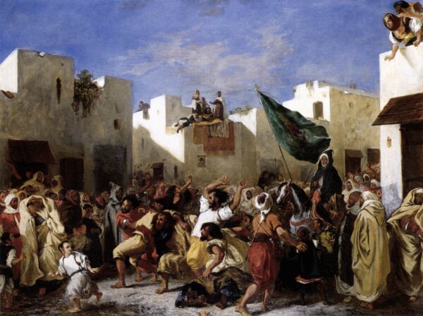 The Fanatics of Tangier by Eugène Delacroix, hand-painted oil painting reproduction