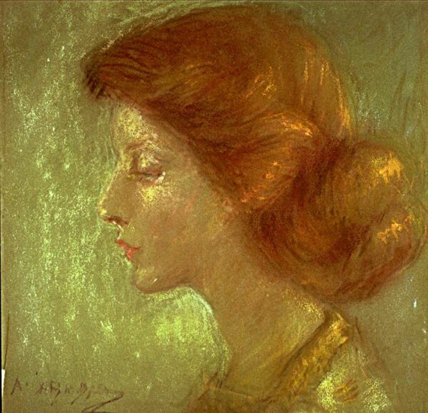Evalina Cortland Palmer by Alice Pike Barney, hand-painted oil painting reproduction
