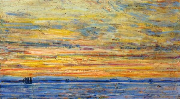 Evening by Frederick Childe Hassam, hand-painted oil painting reproduction