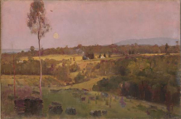 Evening by Tom Roberts, hand-painted oil reproduction