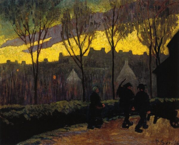 Evening by Paul Sérusier, hand-painted oil painting reproduction
