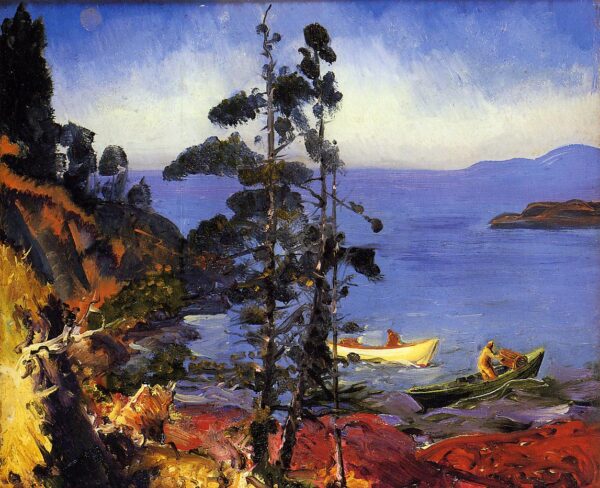 Evening Blue by George Bellows, hand-painted oil painting reproduction