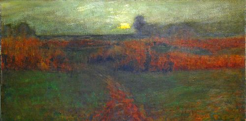 Evening Glow by Henry Dearth, hand-painted oil reproduction