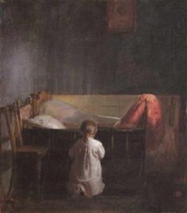 Evening Prayer by Anna Ancher, hand-painted oil painting reproduction