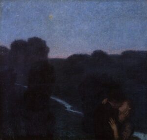 Evening Star by Franz von Stuck, hand-painted oil painting reproduction