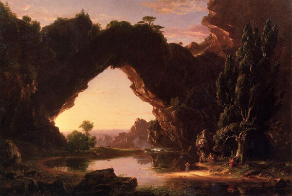 Evening in Arcady by Thomas Cole, hand-painted oil painting reproduction
