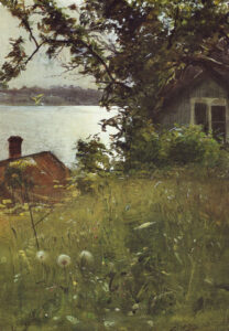 Evening in June by Anders Zorn, hand-painted oil painting reproduction
