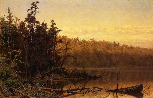 Evening on the Severn by Hugh Bolton Jones, hand-painted oil painting reproduction