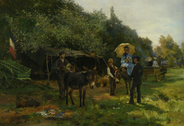 Excursion d’ete by Eugene-Alexis Girardet, hand-painted oil painting reproduction