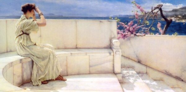 Expectations by Lawrence Alma-Tadema, hand-painted oil painting reproduction