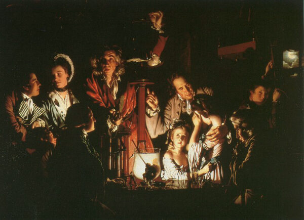 Experiment with the Air-Pump by Joseph Wright, hand-painted oil painting reproduction