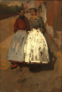 Factory girls by George Hendrik Breitner, hand-painted oil painting reproduction