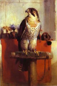 Falcon by Sir Edwin Landseer, hand-painted oil painting reproduction