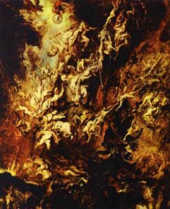 Fall of the Rebel Angels by Peter Paul Rubens, hand-painted oil painting reproduction