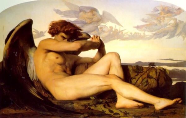 Fallen Angel by Alexandre Cabanel, hand-painted oil painting reproduction