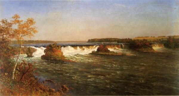 Falls of Saint Anthony by Albert Bierstadt, hand-painted oil painting reproduction
