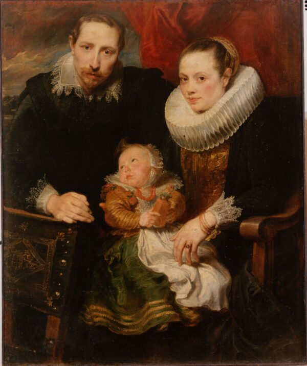 Family Portrait by Sir Anthony van Dyck, hand-painted oil painting reproduction