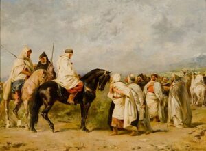 Before the Race – Fantasia by Fromentin, hand-painted oil painting reproduction