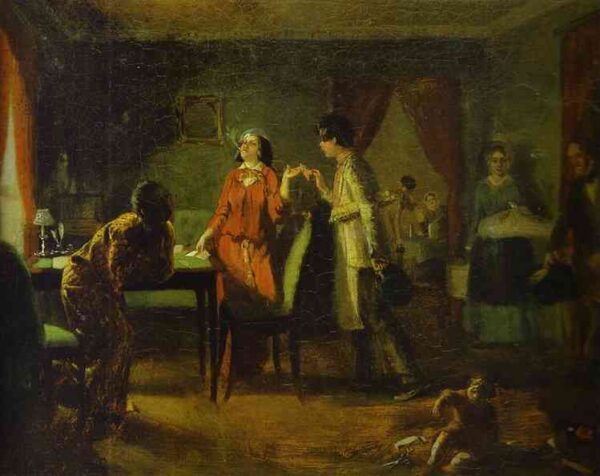 Fashionable Wife by Pavel Fedotov, hand-painted oil painting reproduction