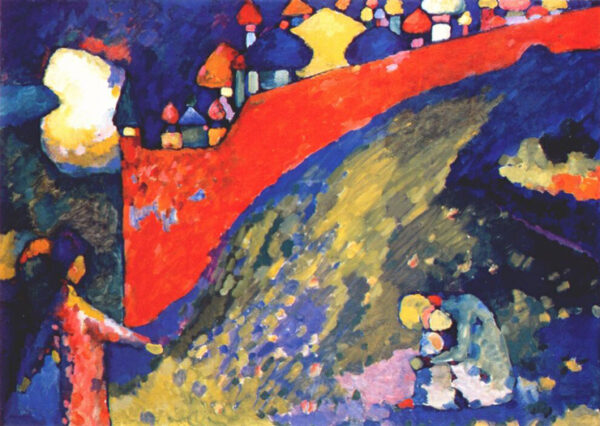 Fate. Domes by Wassily Kandinsky, hand-painted oil painting reproduction