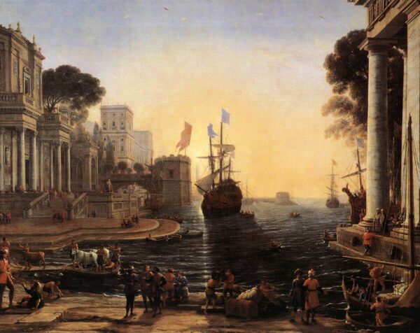 Ulysses Returns Chryseis to her Father by Claude Lorrain, hand-painted oil reproduction