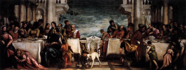 Feast at the House of Simon by Paolo Veronese, hand-painted oil painting reproduction