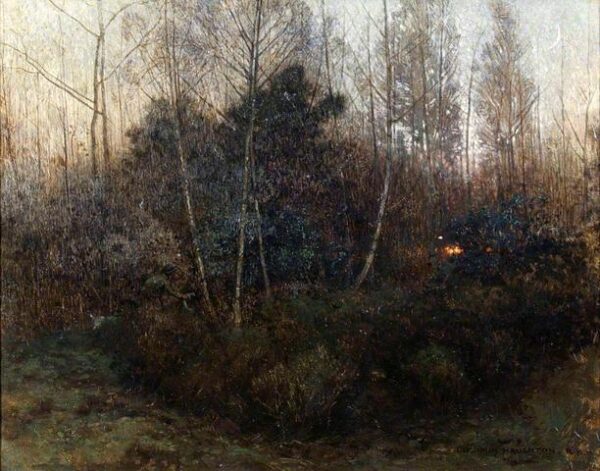 February Morning by Benjamin Haughton, hand-painted oil painting reproduction