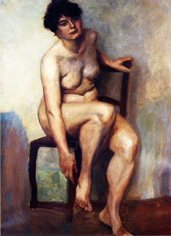 Female Nude by Lovis Corinth, hand-painted oil painting reproduction