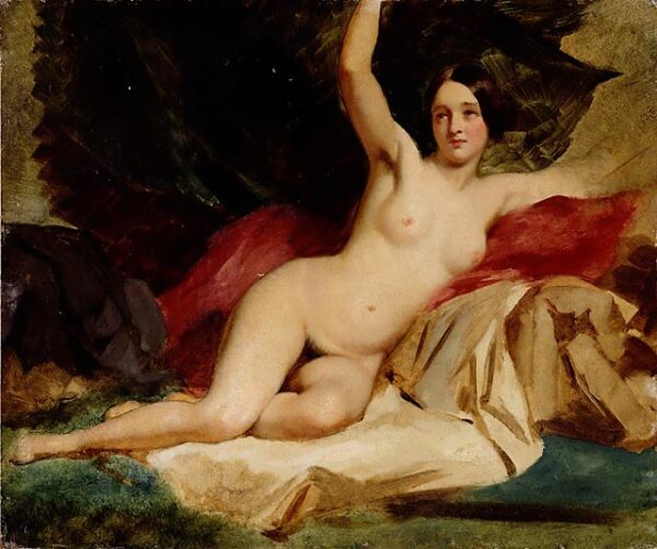 Female Nude in a Landscape by William Etty, hand-painted oil painting reproduction