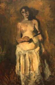 Female nude by George Hendrik Breitner, hand-painted oil painting reproduction