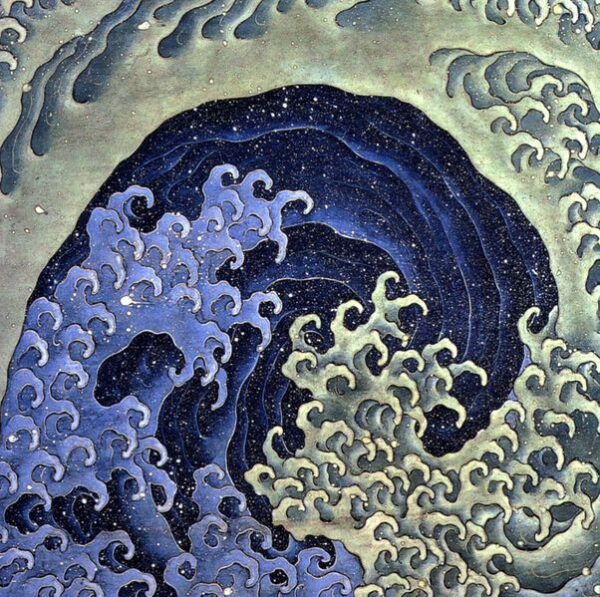 Feminine Wave by Katsushika Hokusai, hand-painted oil painting reproduction