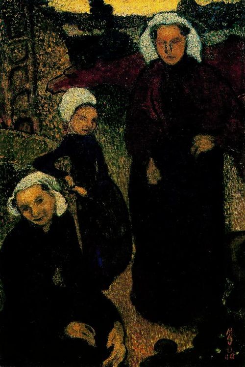 Femmes bretonnes by Maurice Denis, hand-painted oil reproduction