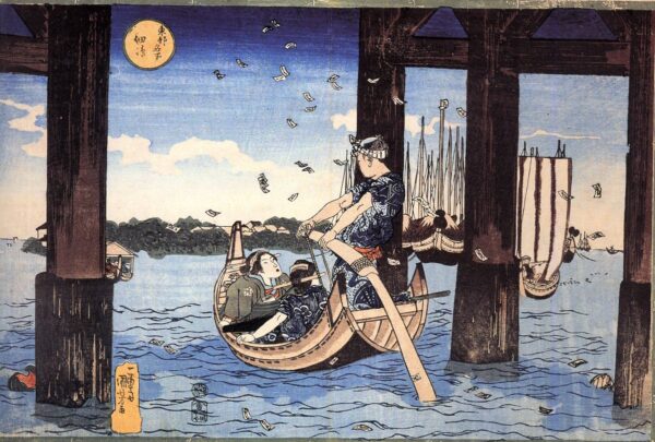 Ferryman by Utagawa Kuniyoshi, hand-painted oil painting reproduction