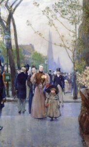 Fifth Avenue by Frederick Childe Hassam, hand-painted oil painting reproduction