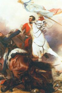 Fight for the Standard by Richard Ansdell, hand-painted oil painting reproduction