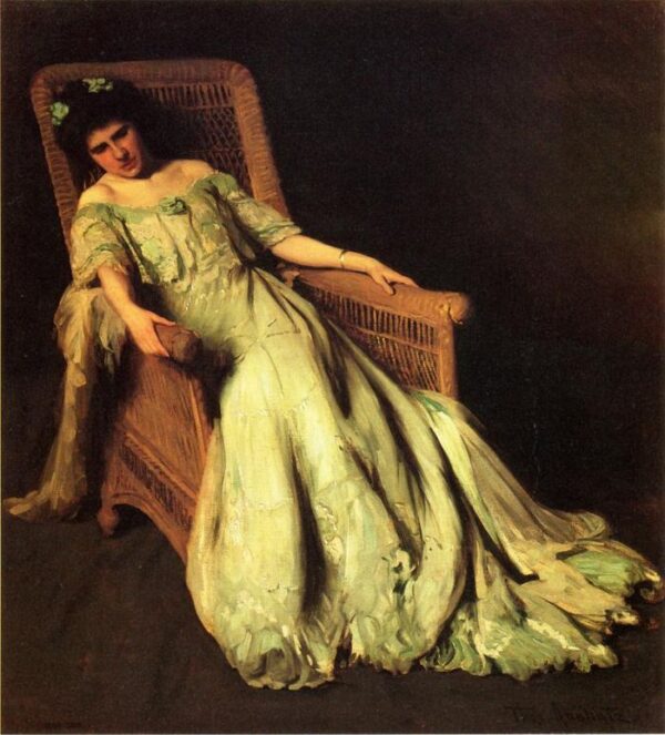 Figure Piece by Thomas Pollock Anshutz, hand-painted oil painting reproduction