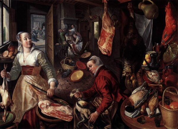 Fire by Joachim Beuckelaer, hand-painted oil painting reproduction