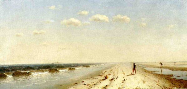 Fire Island Beach II by Sanford Robinson Gifford, hand-painted oil painting reproduction