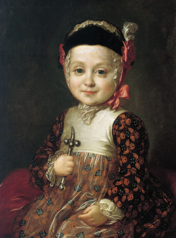 First Count Bobrinsky as a Child by Fyodor Rokotov, hand-painted oil painting reproduction