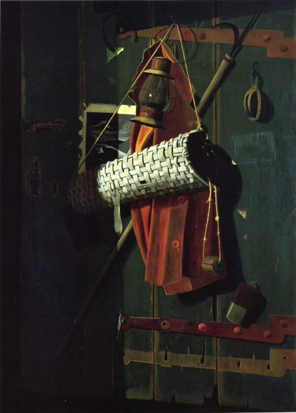 Fish House Door with Eel Basket by John Frederick Peto, hand-painted oil painting reproduction