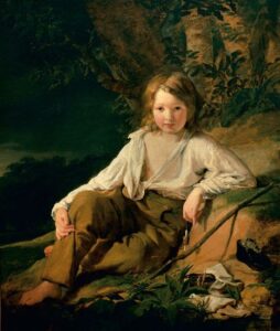 Fisherboy by Friedrich von Amerling, hand-painted oil painting reproduction