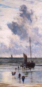 Fisherman’s Return by William Lionel Wyllie, hand-painted oil painting reproduction