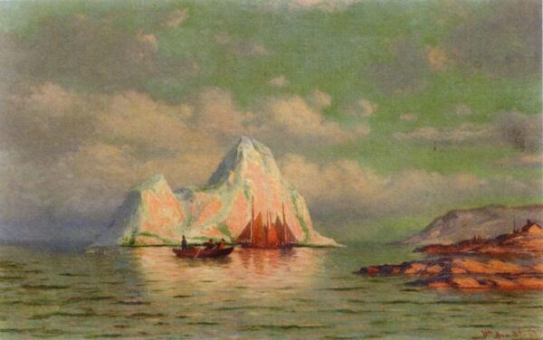 Fishing Boats on the Coast of Labrador by William Bradford, hand-painted oil painting reproduction