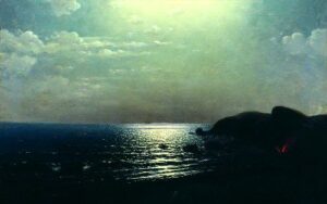 Fishing on the Black Sea 1900 by Arkhip Kuindzhi, hand-painted oil painting reproduction