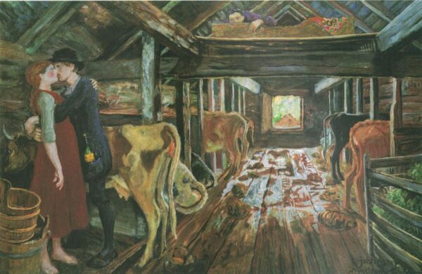 Fj?sfrieri by Nikolai Astrup, hand-painted oil painting reproduction